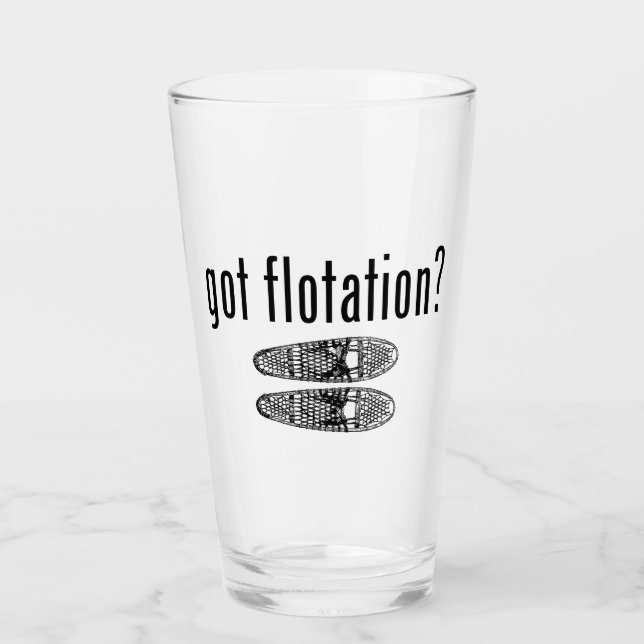 Got Flotation Snowshoes Glass (Front)
