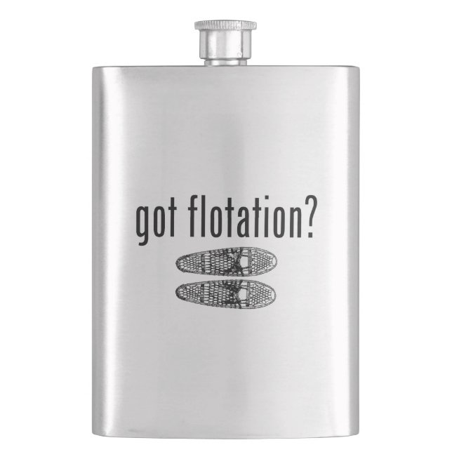 Got Flotation Snowshoes Hip Flask (Front)
