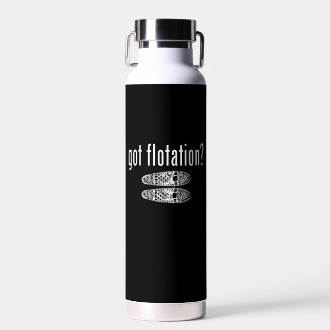 Got Flotation Snowshoes Water Bottle (Front)