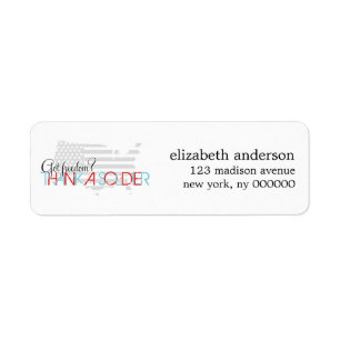 Got Freedom? Thank A Soldier Return Address Label