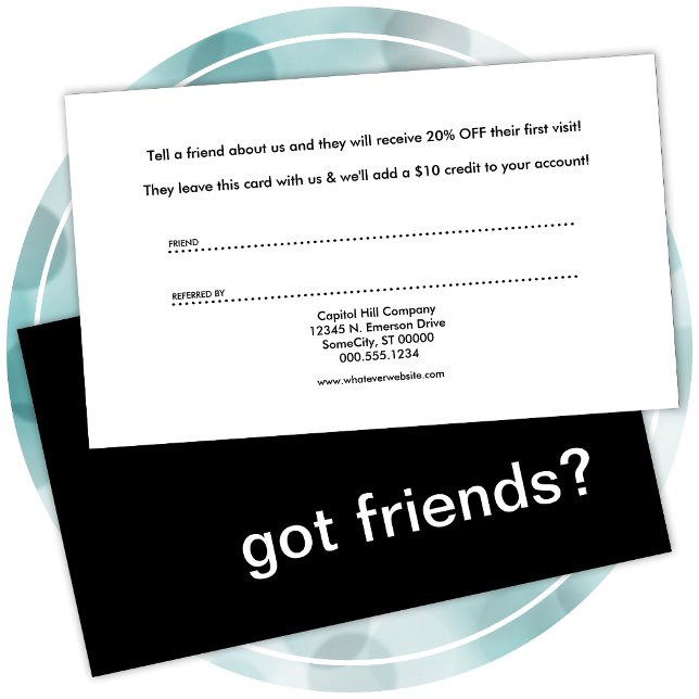 got friends referral cards (Creator Uploaded)