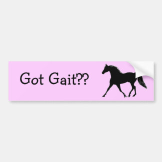 Got Gait?? Bumper Sticker