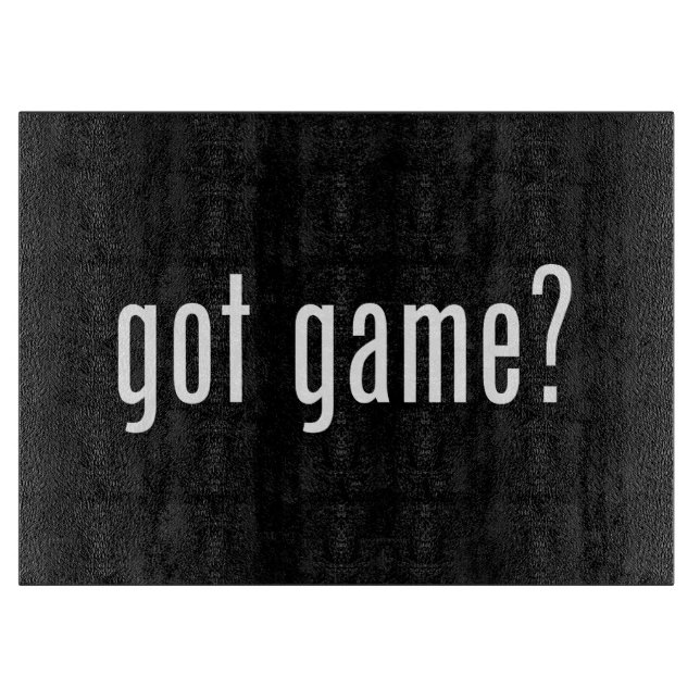 got game? cutting board (Front)
