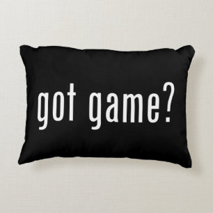 got game? decorative cushion