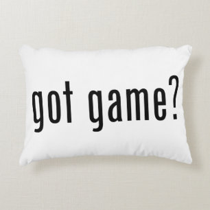 got game? decorative cushion