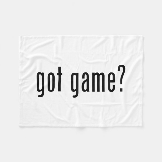 got game? fleece blanket (Front (Horizontal))