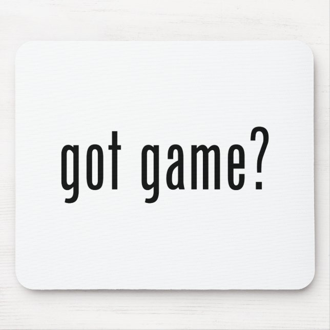 got game? mouse pad (Front)