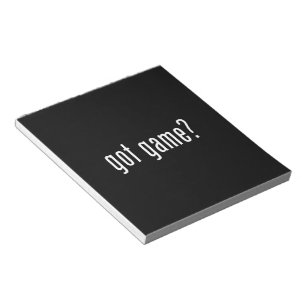 got game? notepad