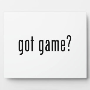 got game? plaque