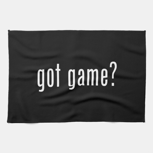 got game? tea towel (Horizontal)