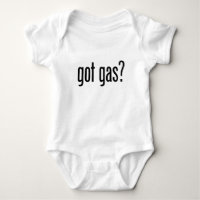 got gas? baby bodysuit