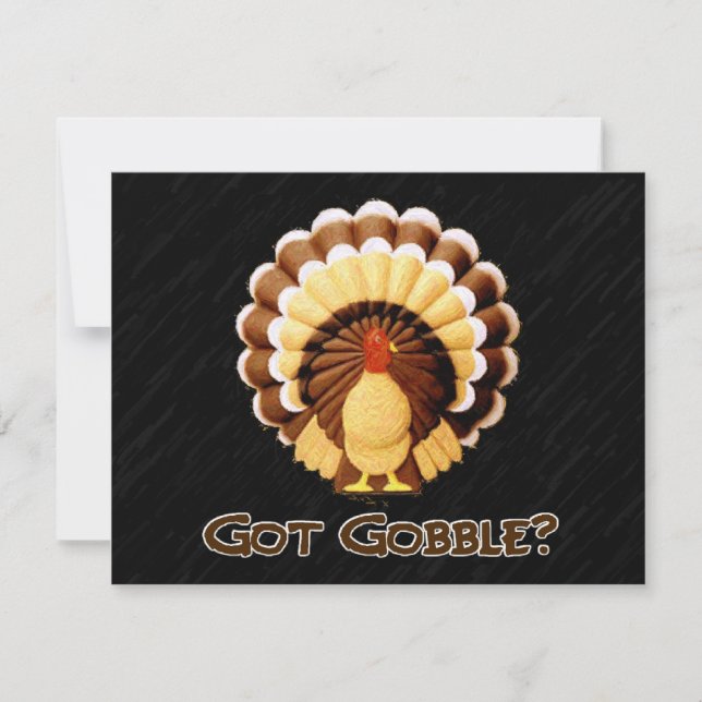 Got Gobble? Invitation (Front)