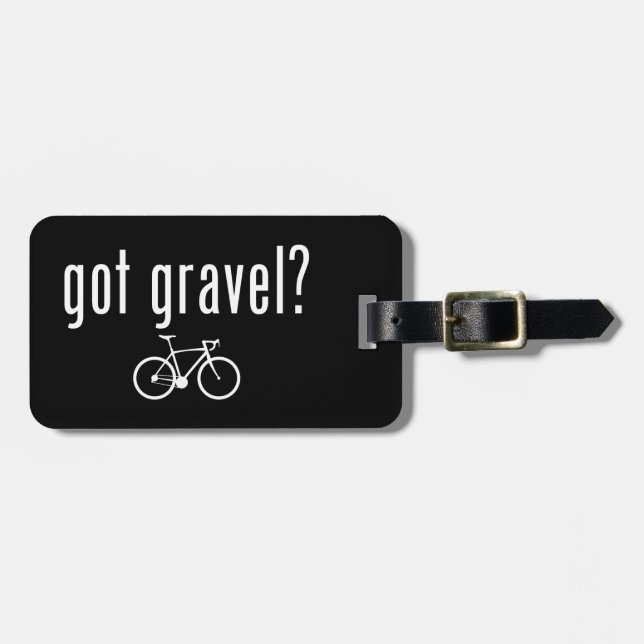 Got Gravel Cycling Luggage Tag (Front Horizontal)
