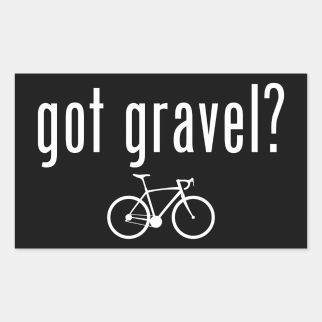 Got Gravel Cycling Rectangular Sticker (Front)