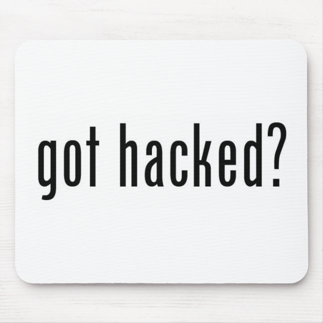 got hacked? mouse pad (Front)