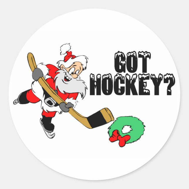 Got Hockey? Classic Round Sticker (Front)