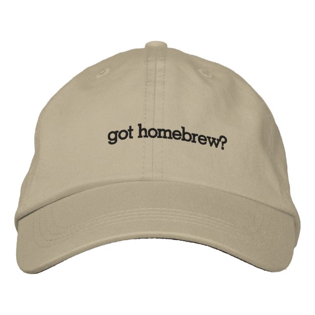 Got Homebrew? Embroidered Hat (Front)