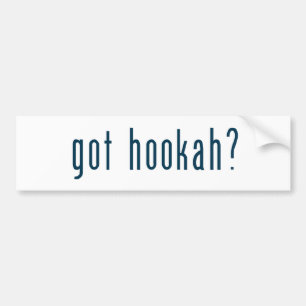 got hookah bumper sticker
