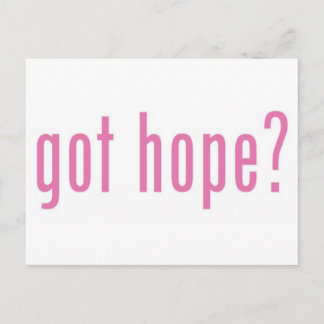 got hope? postcard