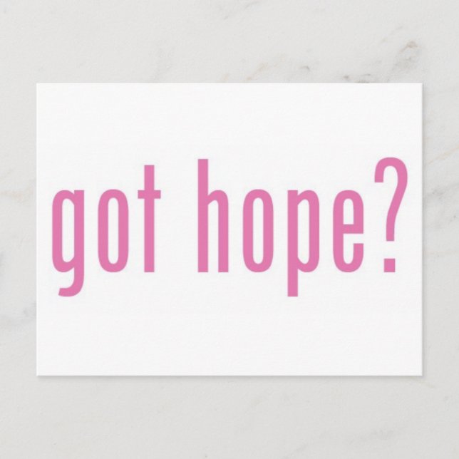 got hope? postcard (Front)