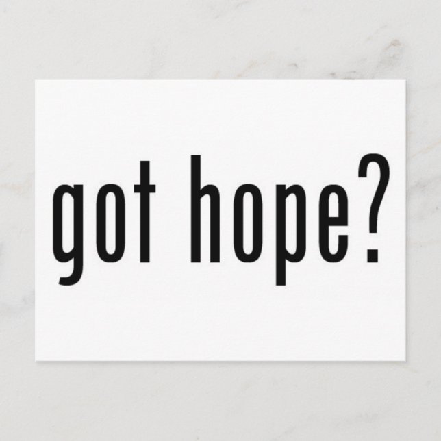 got hope? postcard (Front)