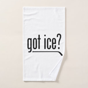 got ice? (hockey) bath towel set