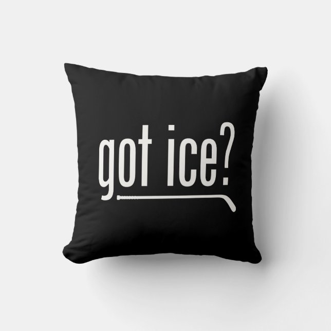 got ice? (hockey) cushion (Front)