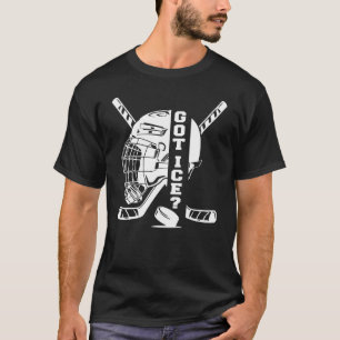 Got ice hockey player helmet hockey puck T-Shirt