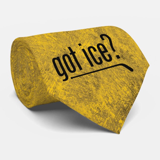 Got Ice? necktie (Rolled)