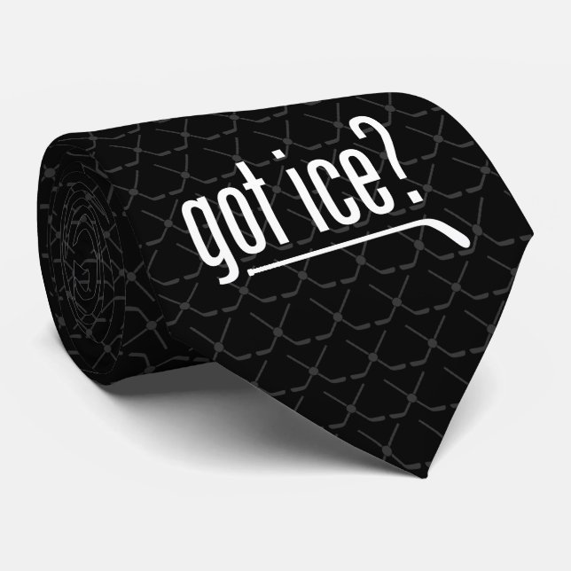 Got Ice? necktie (Rolled)
