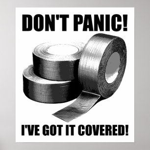 Got it Covered Funny Poster