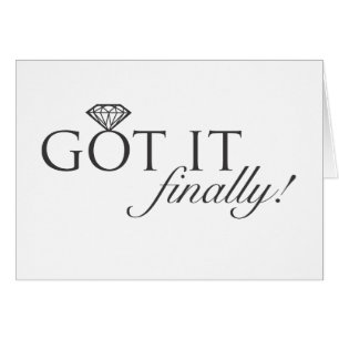 Got it - Finally Diamond Ring