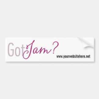 Got Jam? Bumper Sticker