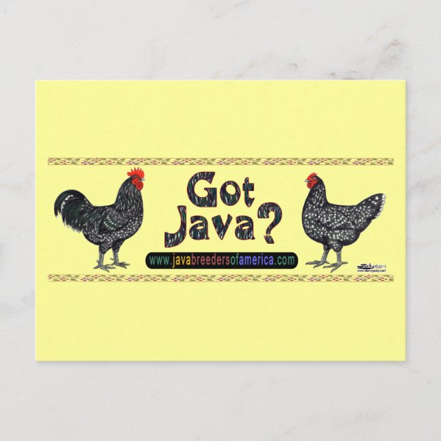 Got Java? Postcard (Front)