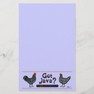 Got Java? Stationery