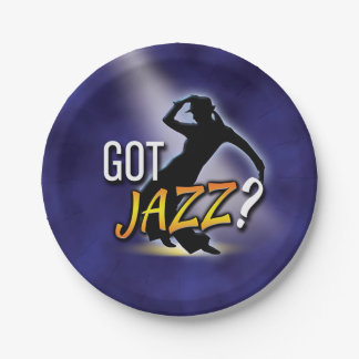 'Got Jazz?' Paper Plate