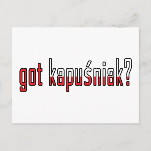 got kapusniak? Flag Postcard