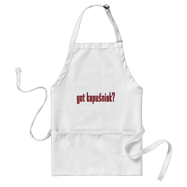 got kapusniak? standard apron (Front)