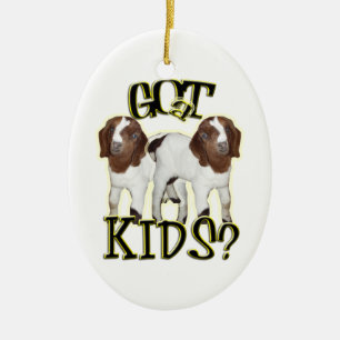 GOT KIDS? CHRISTMAS ORNAMENT - GOAT BABIES BOER