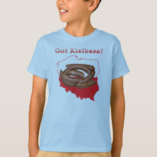 Got Kielbasa Polish Map T-Shirt
