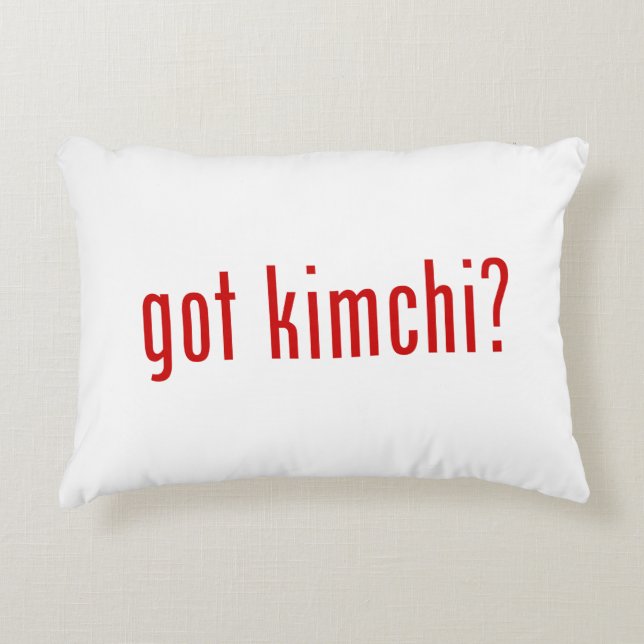 got kimchi? decorative cushion (Front)