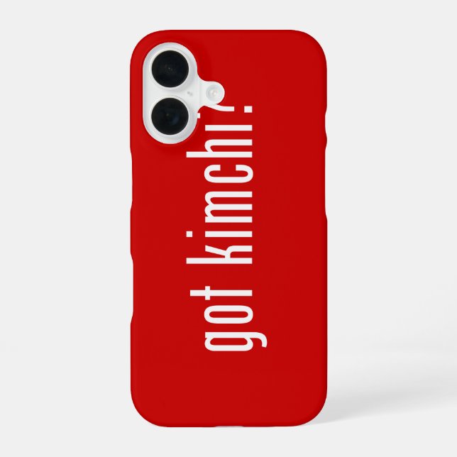 got kimchi? iPhone 16 case (Back)