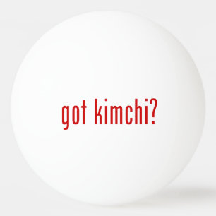 got kimchi? ping pong ball