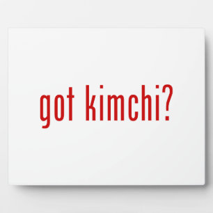 got kimchi? plaque