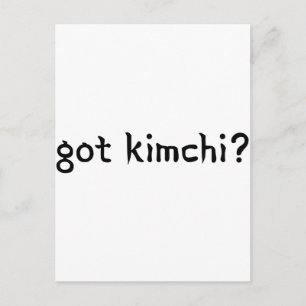 got kimchi? postcard