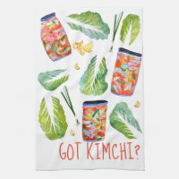 GOT Kimchi? Spicy Ingredients Watercolor Fun