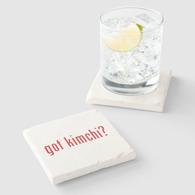 got kimchi? stone coaster (Side)
