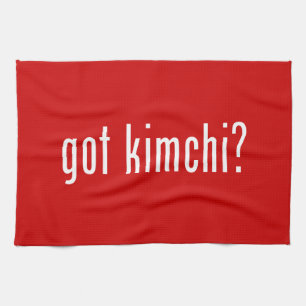 got kimchi? tea towel
