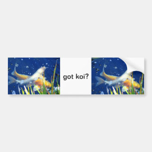 got koi? bumper sticker