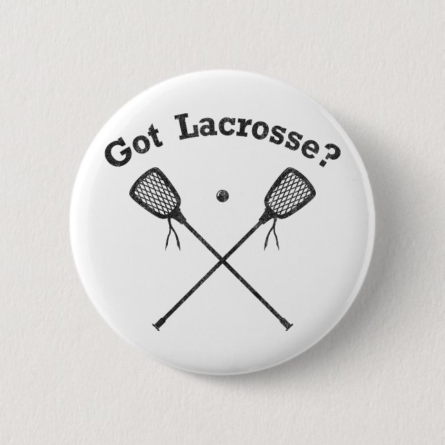 Got Lacrosse 6 Cm Round Badge (Front)